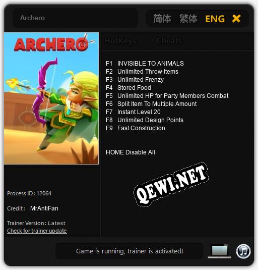 Archero: ТРЕЙНЕР И ЧИТЫ (V1.0.27)