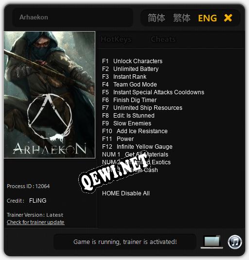 Arhaekon: Трейнер +15 [v1.9]