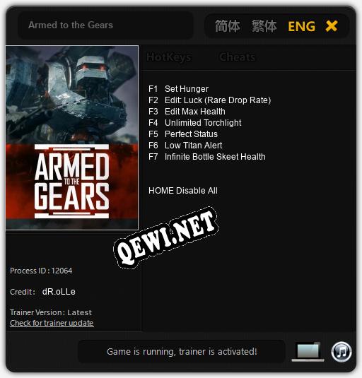 Armed to the Gears: Читы, Трейнер +7 [dR.oLLe]