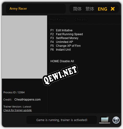 Army Racer: Читы, Трейнер +6 [CheatHappens.com]