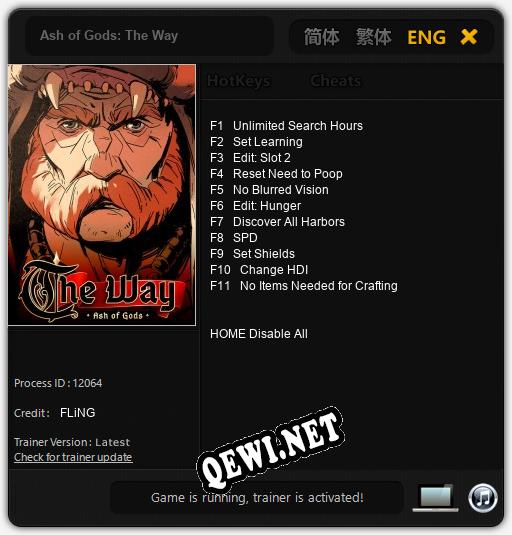 Ash of Gods: The Way: Трейнер +11 [v1.8]