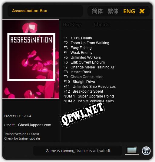 Assassination Box: Трейнер +14 [v1.2]