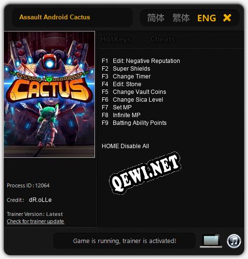 Assault Android Cactus: Читы, Трейнер +9 [dR.oLLe]