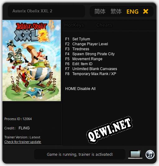 Asterix Obelix XXL 2: ТРЕЙНЕР И ЧИТЫ (V1.0.39)