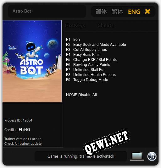 Astro Bot: Читы, Трейнер +9 [FLiNG]