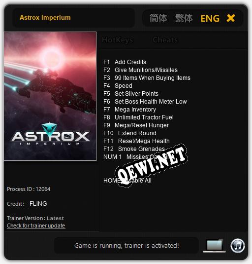 Astrox Imperium: Читы, Трейнер +13 [FLiNG]