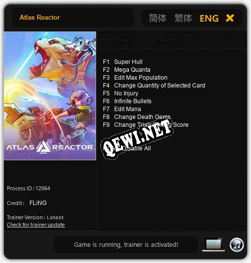 Atlas Reactor: ТРЕЙНЕР И ЧИТЫ (V1.0.33)