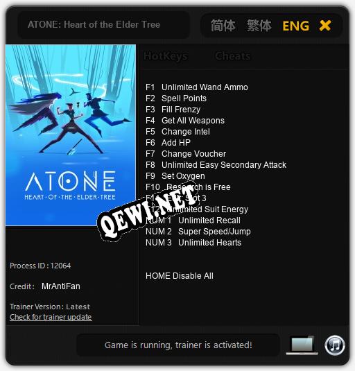ATONE: Heart of the Elder Tree: Трейнер +15 [v1.6]