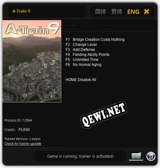 Трейнер для A-Train 9 [v1.0.1]