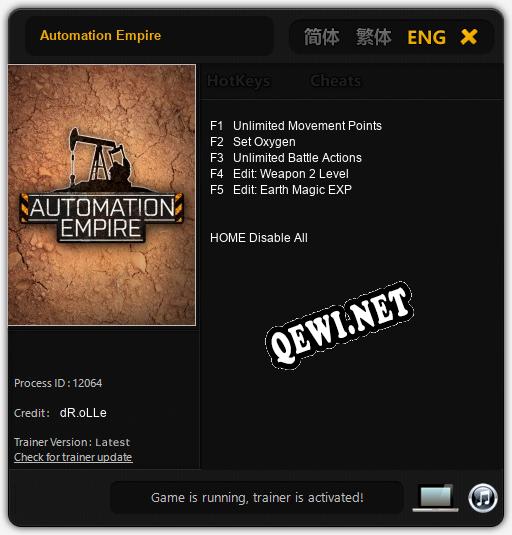 Automation Empire: Читы, Трейнер +5 [dR.oLLe]