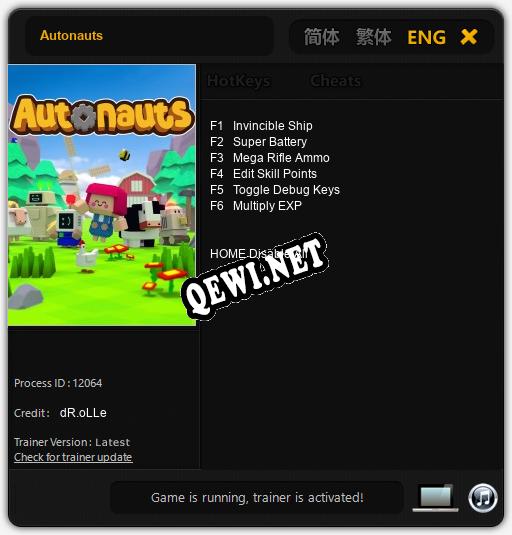 Autonauts: Читы, Трейнер +6 [dR.oLLe]