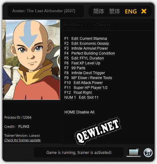 Avatar: The Last Airbender (2027): Читы, Трейнер +13 [FLiNG]