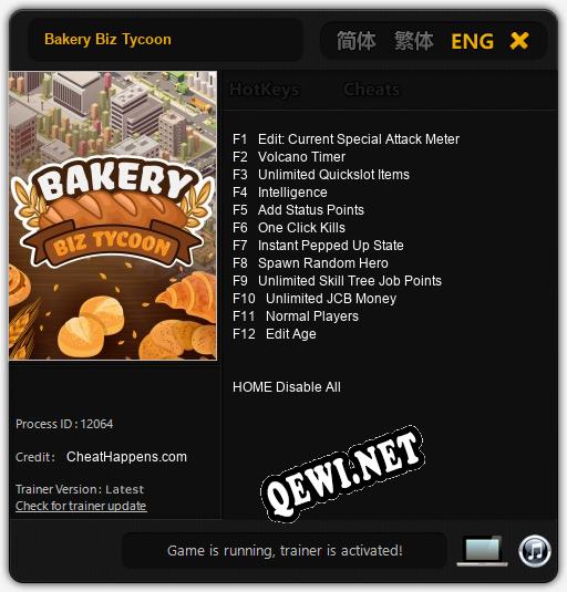 Bakery Biz Tycoon: Трейнер +12 [v1.7]