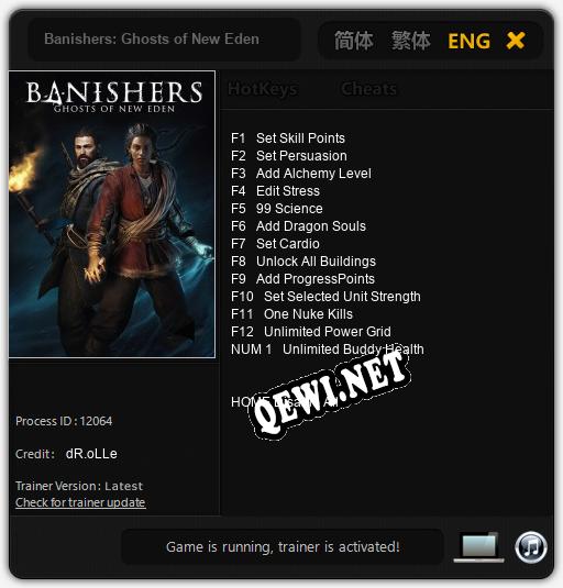 Banishers: Ghosts of New Eden: Читы, Трейнер +13 [dR.oLLe]
