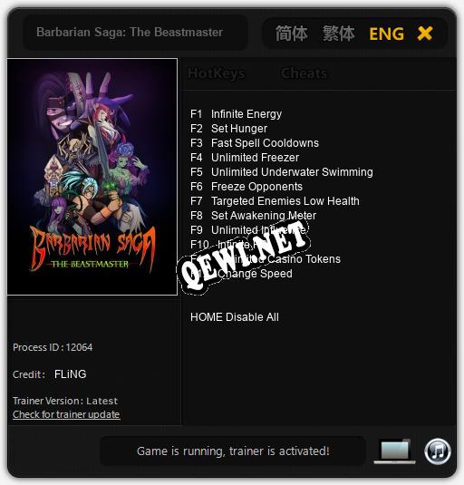 Barbarian Saga: The Beastmaster: Читы, Трейнер +12 [FLiNG]