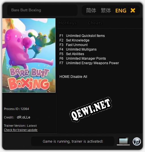 Bare Butt Boxing: ТРЕЙНЕР И ЧИТЫ (V1.0.45)