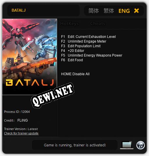 BATALJ: Читы, Трейнер +6 [FLiNG]