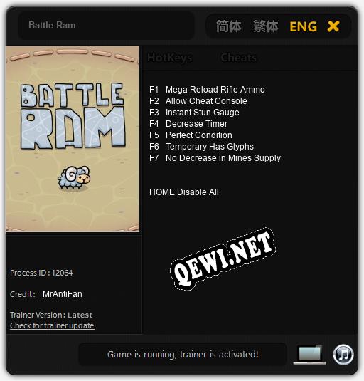Трейнер для Battle Ram [v1.0.2]