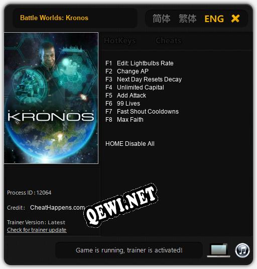 Трейнер для Battle Worlds: Kronos [v1.0.6]