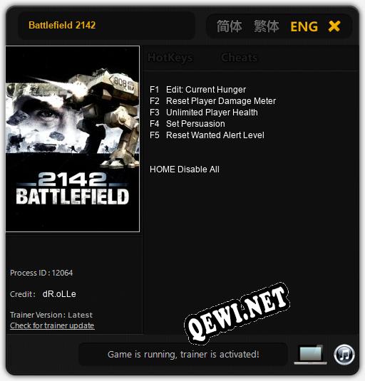 Battlefield 2142: Трейнер +5 [v1.6]