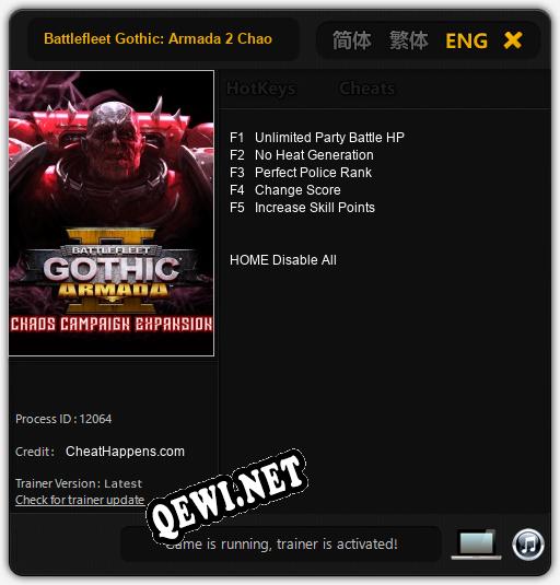 Battlefleet Gothic: Armada 2 Chaos Campaign Expansion: Читы, Трейнер +5 [CheatHappens.com]