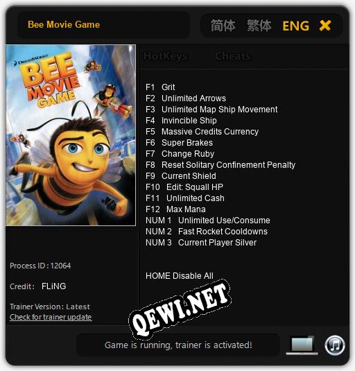 Bee Movie Game: Трейнер +15 [v1.9]
