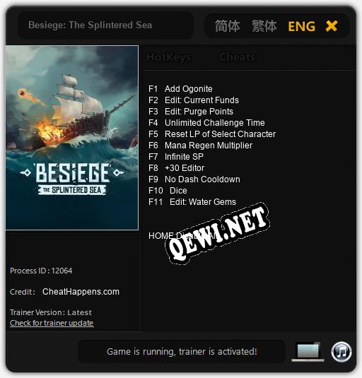 Besiege: The Splintered Sea: Трейнер +11 [v1.4]