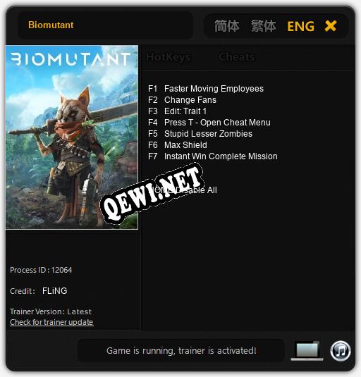 Biomutant: Читы, Трейнер +7 [FLiNG]