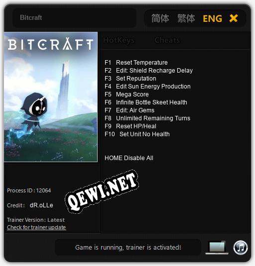 Bitcraft: Трейнер +10 [v1.2]