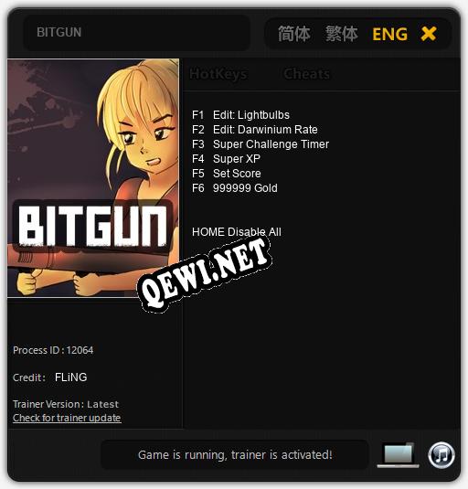 Трейнер для BITGUN [v1.0.7]