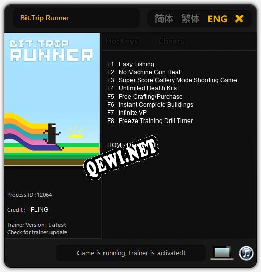Bit.Trip Runner: Читы, Трейнер +8 [FLiNG]