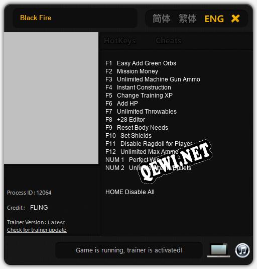 Black Fire: Трейнер +14 [v1.6]
