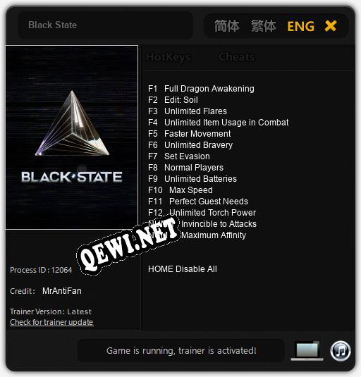Black State: Читы, Трейнер +14 [MrAntiFan]