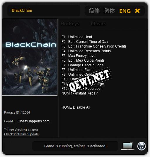 BlackChain: ТРЕЙНЕР И ЧИТЫ (V1.0.80)