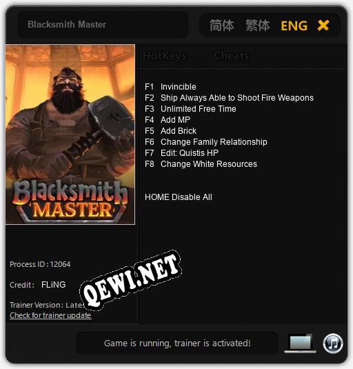 Blacksmith Master: Читы, Трейнер +8 [FLiNG]