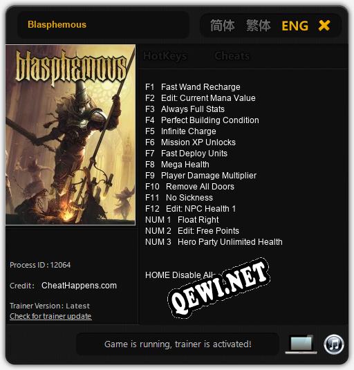 Blasphemous: Трейнер +15 [v1.8]