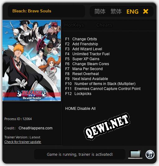 Трейнер для Bleach: Brave Souls [v1.0.3]