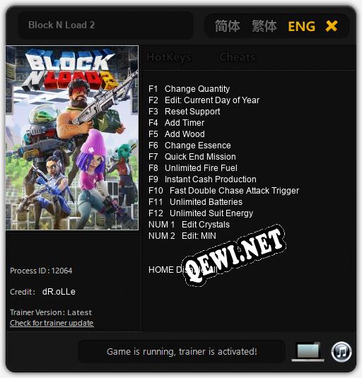Block N Load 2: Трейнер +14 [v1.5]
