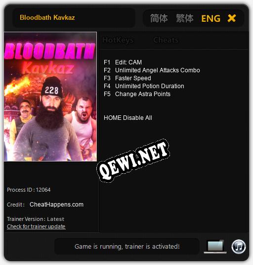 Bloodbath Kavkaz: ТРЕЙНЕР И ЧИТЫ (V1.0.47)