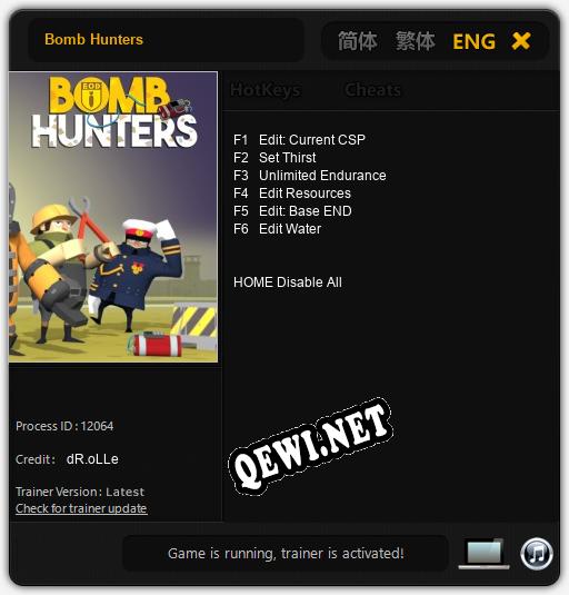 Bomb Hunters: ТРЕЙНЕР И ЧИТЫ (V1.0.36)