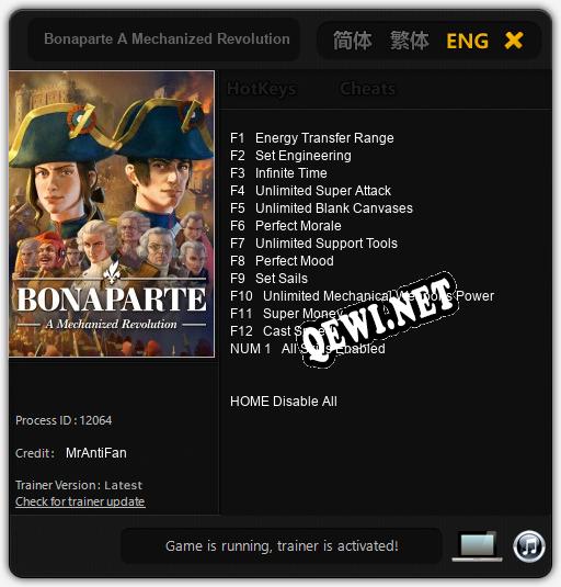 Bonaparte A Mechanized Revolution: Трейнер +13 [v1.4]
