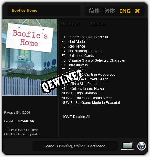 Boofles Home: Читы, Трейнер +15 [MrAntiFan]