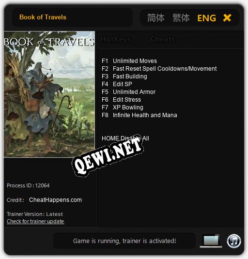 Book of Travels: ТРЕЙНЕР И ЧИТЫ (V1.0.86)