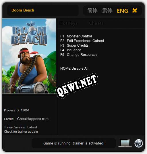 Трейнер для Boom Beach [v1.0.1]