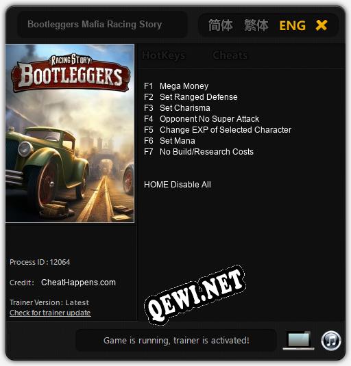 Bootleggers Mafia Racing Story: Читы, Трейнер +7 [CheatHappens.com]