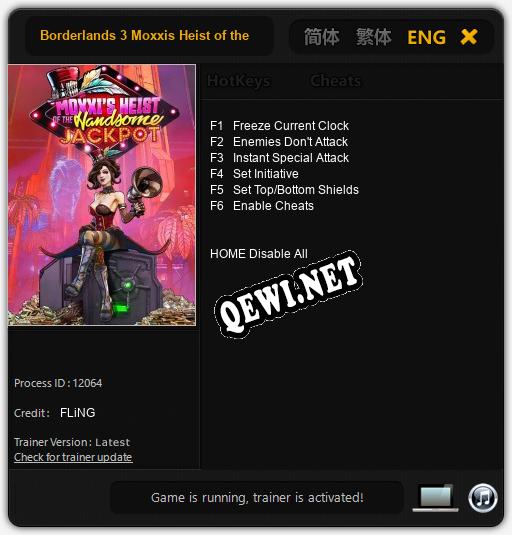 Borderlands 3 Moxxis Heist of the Handsome Jackpot: Читы, Трейнер +6 [FLiNG]
