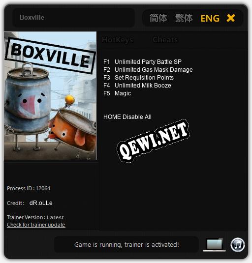 Boxville: ТРЕЙНЕР И ЧИТЫ (V1.0.51)