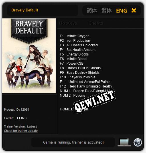 Bravely Default: Читы, Трейнер +14 [FLiNG]