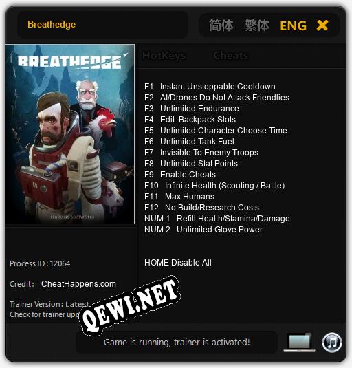 Breathedge: Читы, Трейнер +14 [CheatHappens.com]