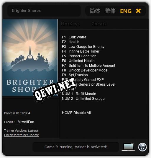 Brighter Shores: Читы, Трейнер +14 [MrAntiFan]
